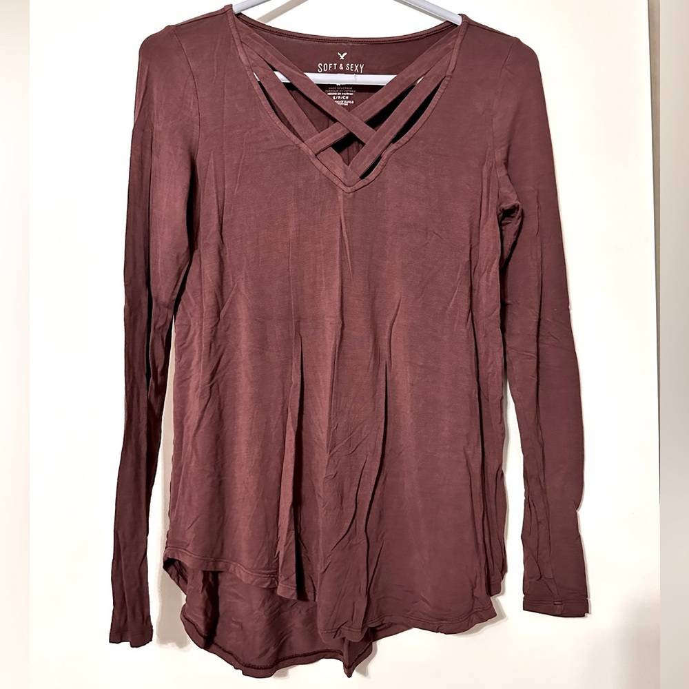 Stretchy Dressy Long-sleeve Tee